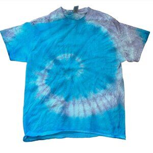 Tie Dye Blue T Shirt